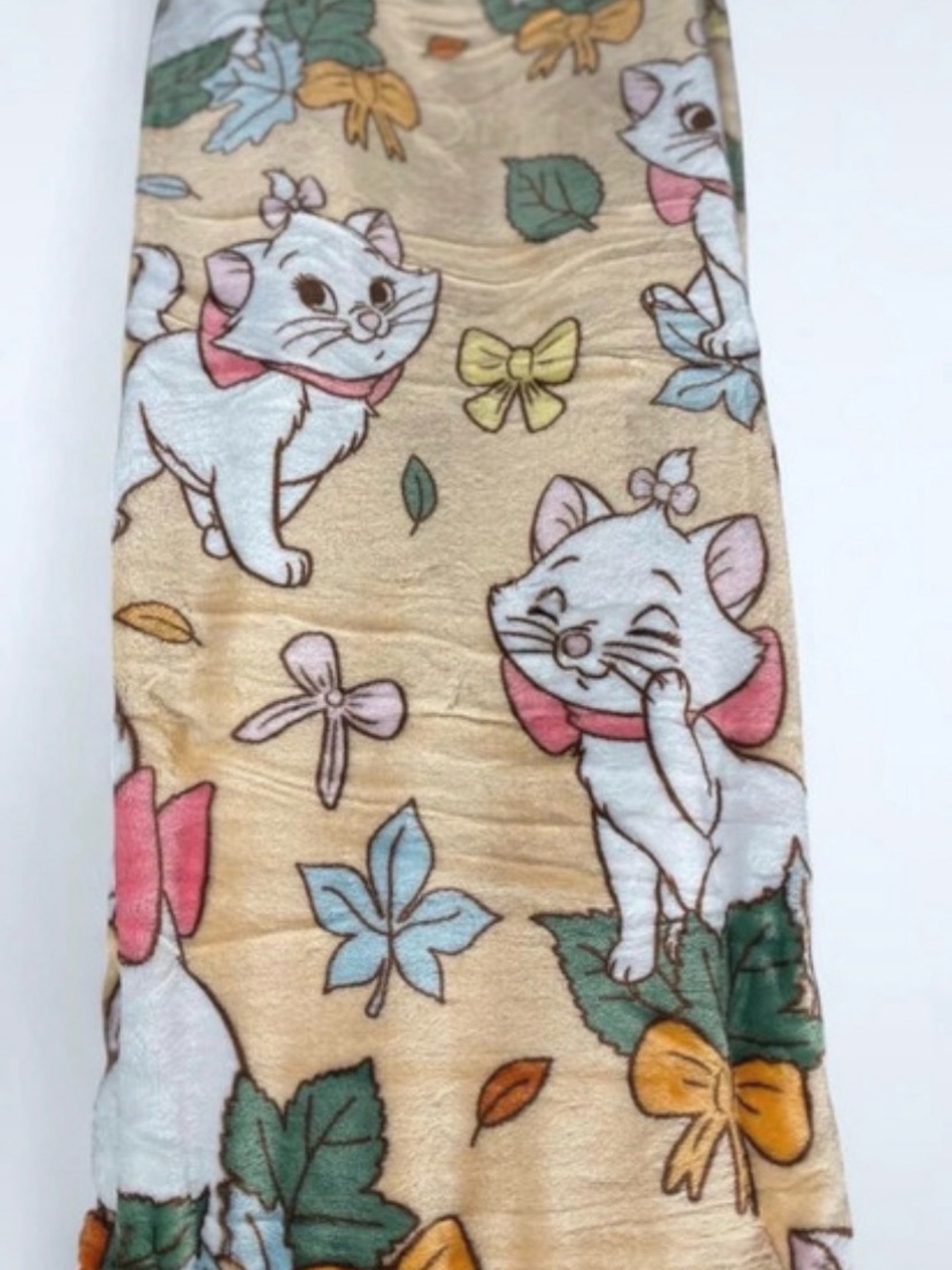 Aristocats plush FALL throw blanket